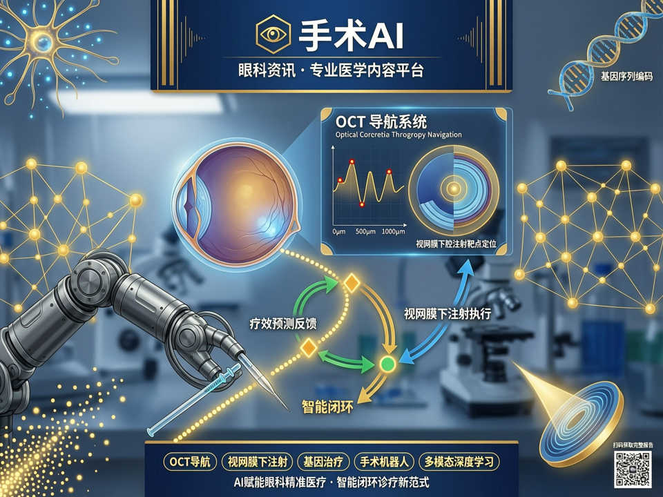 AI赋能眼内视网膜下注射基因治疗:从OCT导航到疗效预测的智能闭环