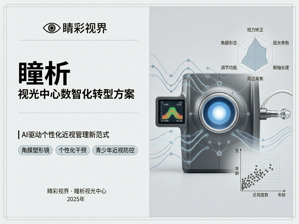 睛彩视界发布“瞳析”视光中心数智化转型方案,AI驱动个性化近视管理新范式