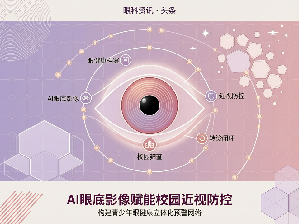 AI眼底影像与校园筛查结合:构建青少年近视防控的立体化预警网络