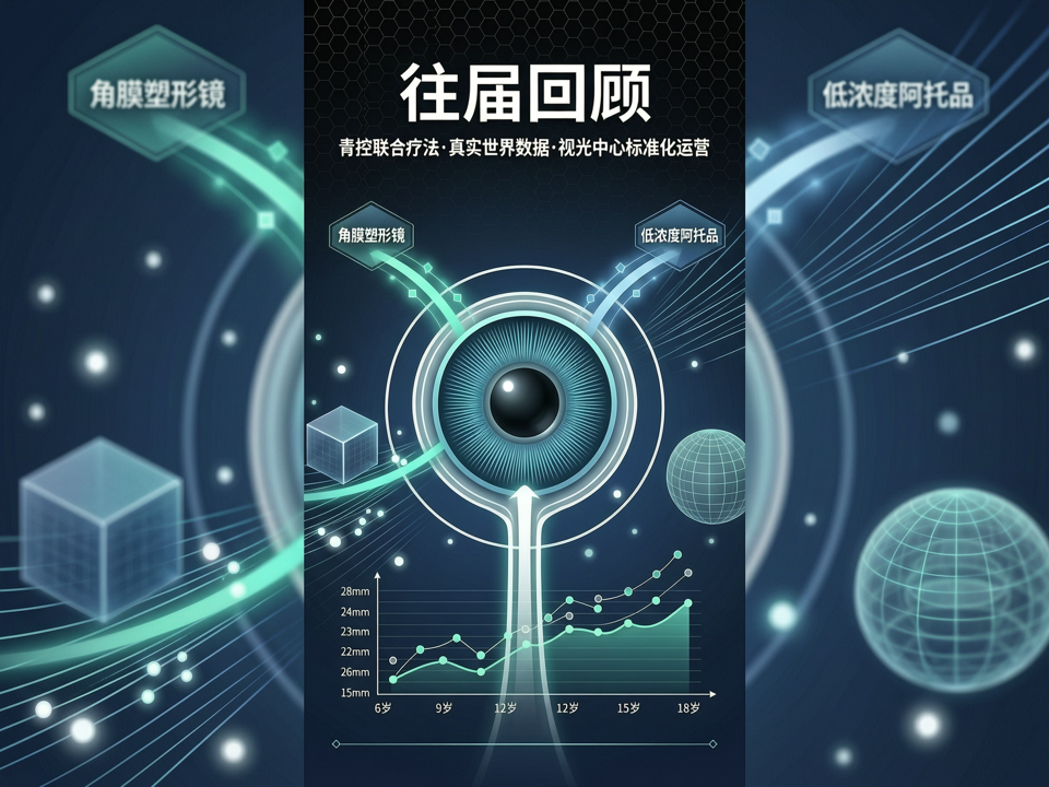 往届视光盛会中的青控联合疗法真实世界数据与视光中心标准化运营融合回眸