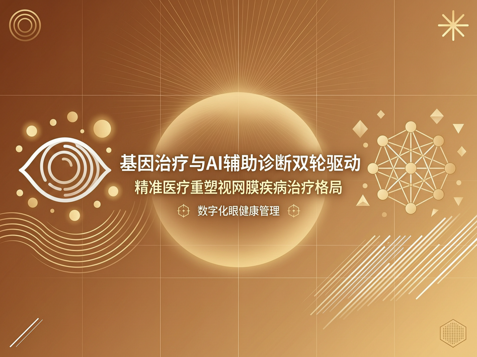 眼科企业“基因治疗与AI辅助诊断双轮驱动”战略:以精准医疗重塑视网膜疾病治疗格局