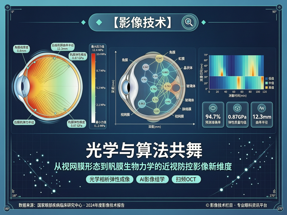 光学与算法共舞:从视网膜形态到巩膜生物力学的近视防控影像新维度