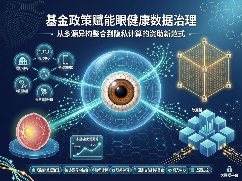 基金政策赋能眼健康数据治理:从多源异构整合到隐私计算的资助新范式