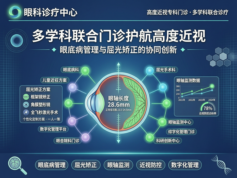 多学科联合门诊护航高度近视:眼底病管理与屈光矫正的协同创新
