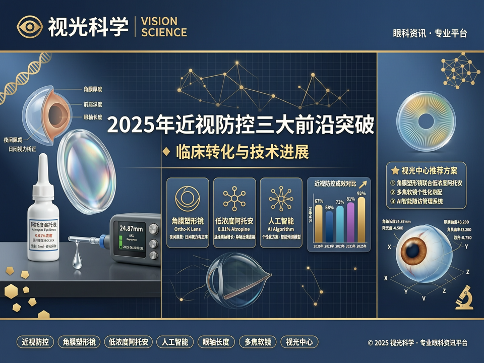 视光科学:2025年近视防控的三大前沿突破与临床转化