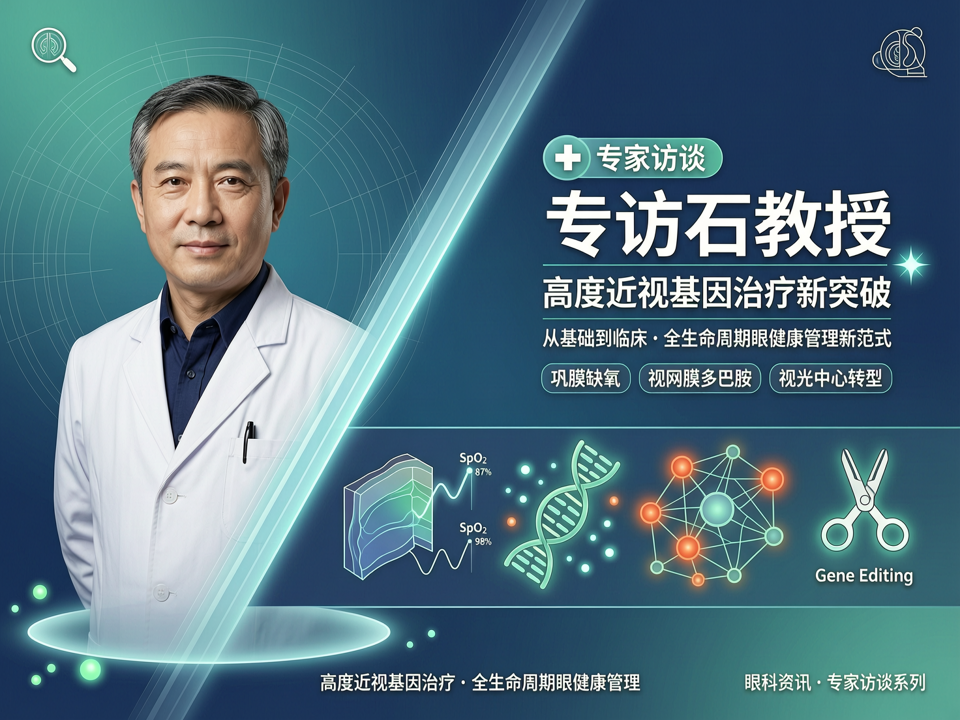 专访石教授:从基础到临床,高度近视基因治疗新突破与全生命周期眼健康管理新范式