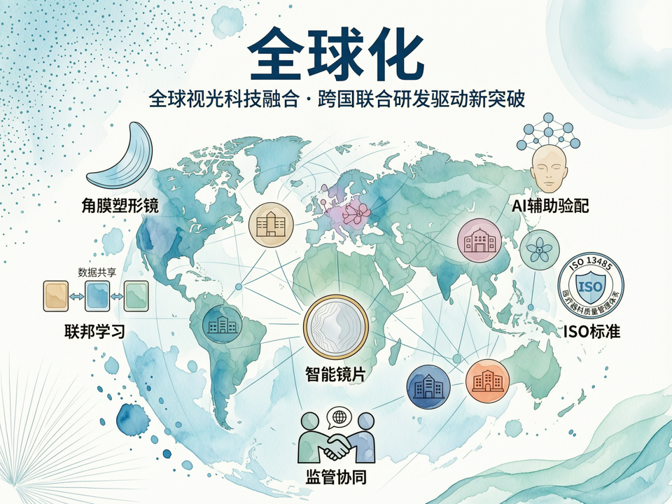 全球视光科技融合:跨国联合研发驱动角膜塑形镜与AI辅助近视管理新突破