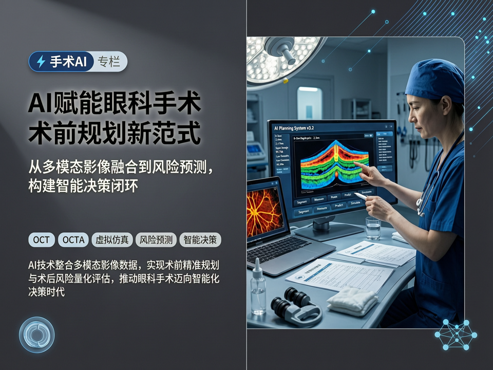 AI赋能眼科手术术前规划:从多模态影像融合到风险预测的智能决策闭环