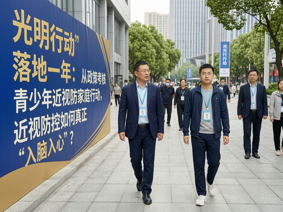 “光明行动”落地一年:从政策考核到家庭行动,近视防控如何真正“入脑入心”?