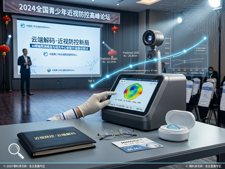 云端解码·近视防控新局:会议直播聚焦AI眼轴预测与视光中心智能升级