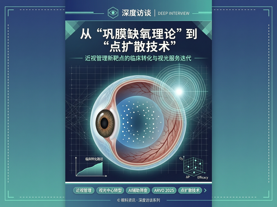 深度访谈 | 从“巩膜缺氧理论”到“点扩散技术”:近视管理新靶点的临床转化与视光服务迭代