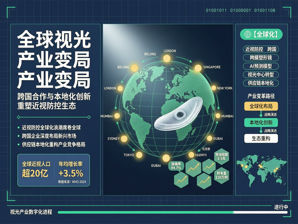 全球视光产业变局:跨国合作与本地化创新重塑近视防控生态