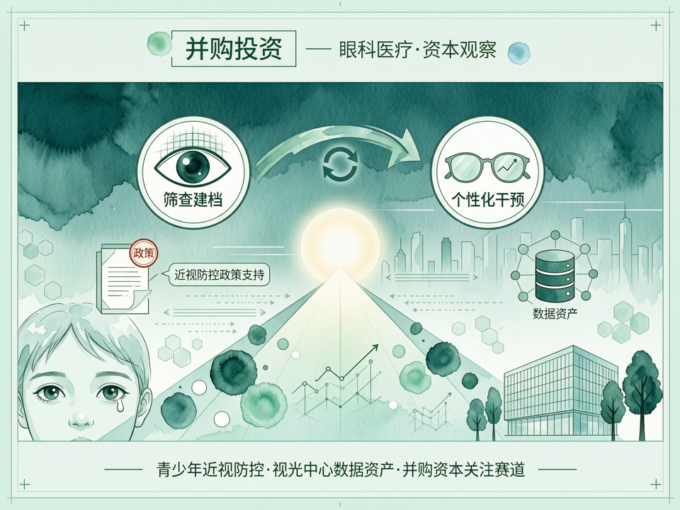 并购资本押注「青少年近视防控政策」与「视光中心数据资产」:从筛查建档到个性化干预的价值闭环