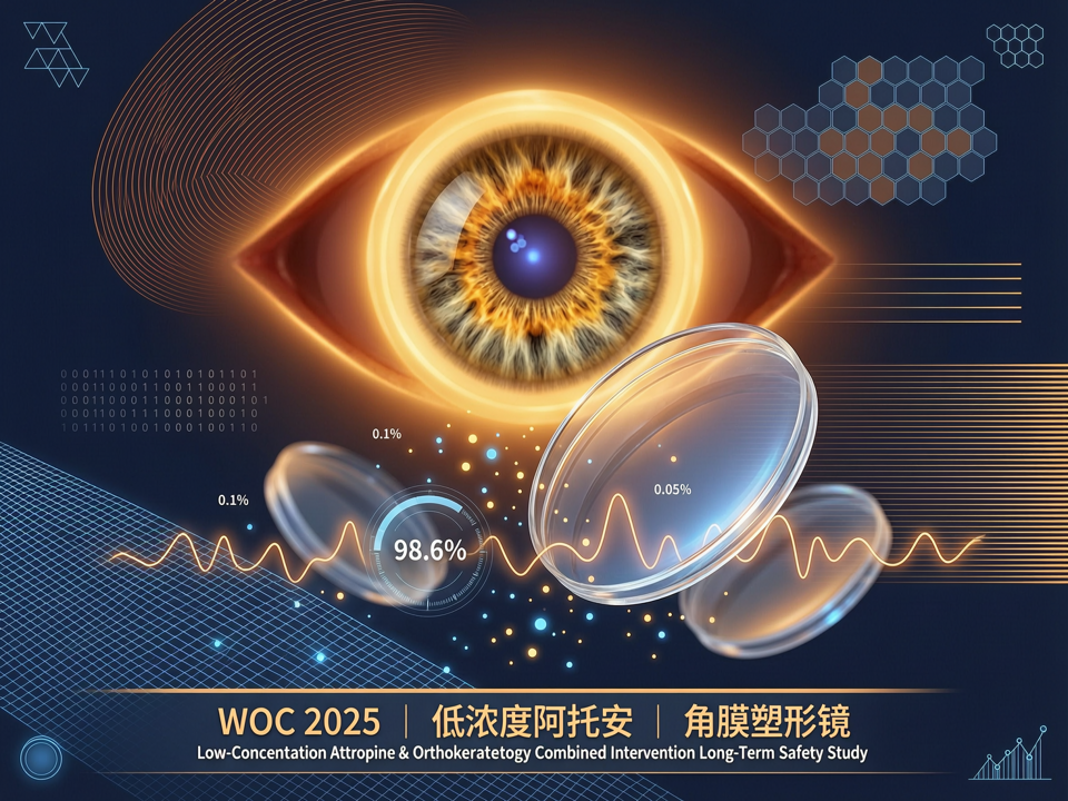 2025 WOC热点追踪:低浓度阿托品与角膜塑形镜联合干预的长期安全性及视光中心标准化管理