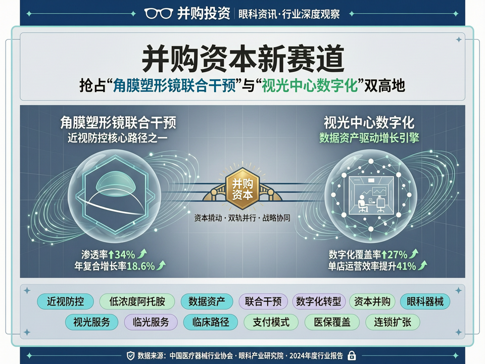 并购资本新赛道:抢占“角膜塑形镜联合干预”与“视光中心数字化”双高地