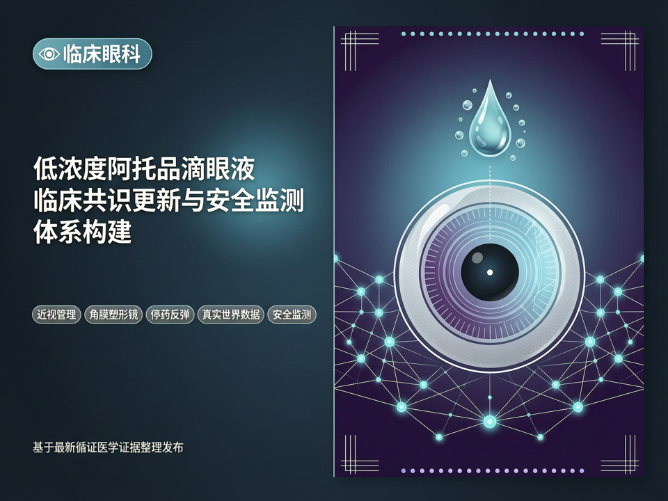 低浓度阿托品滴眼液临床共识更新与安全监测体系构建