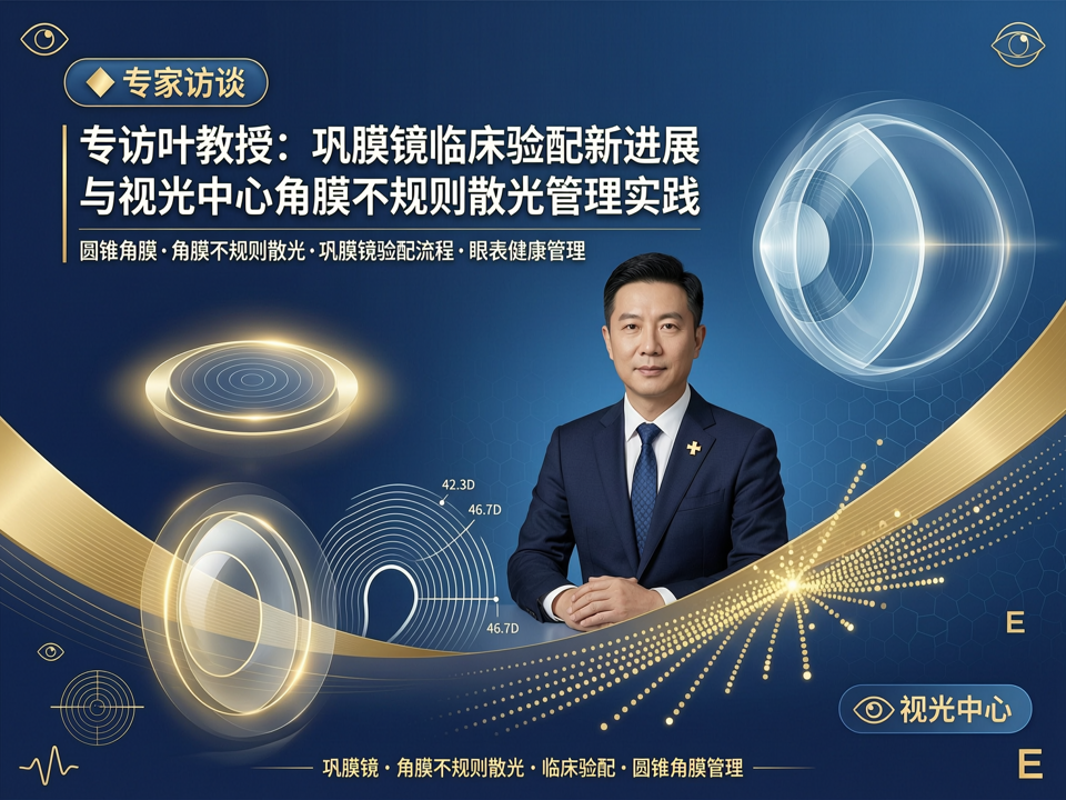 专访叶教授:巩膜镜临床验配新进展与视光中心角膜不规则散光管理