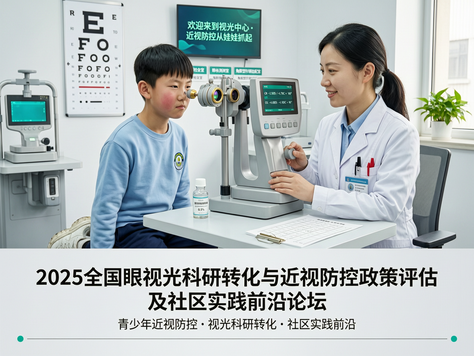 2025全国眼视光科研转化与近视防控政策评估及社区实践前沿论坛