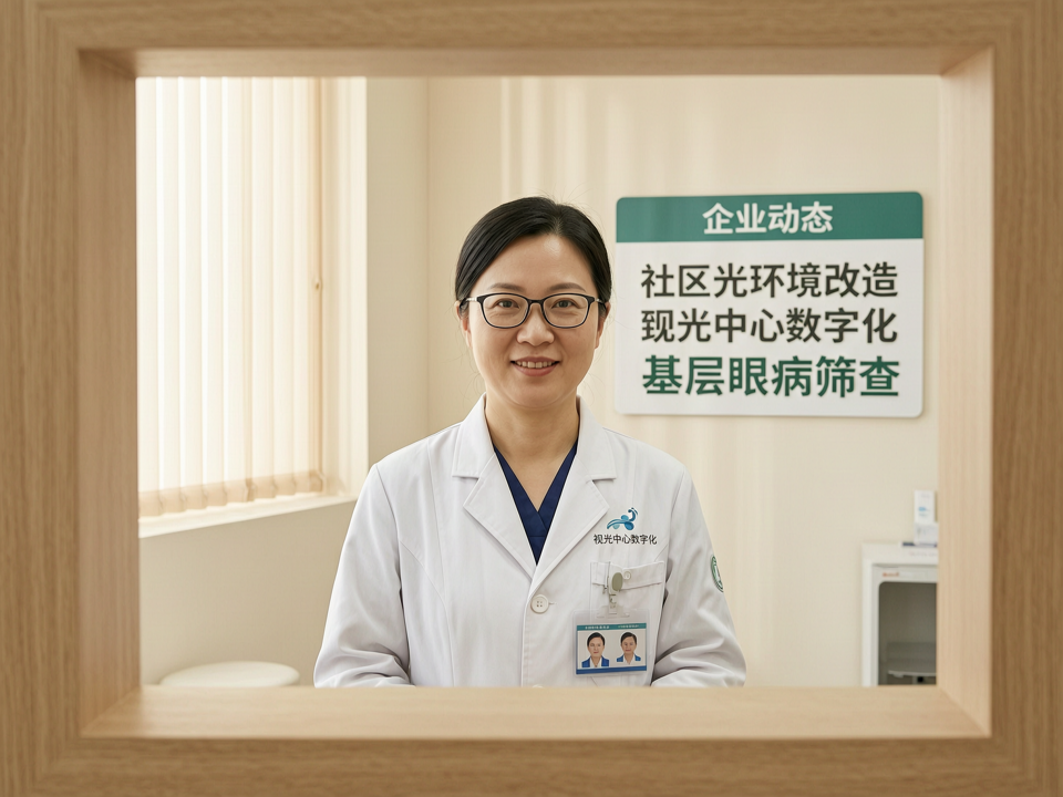 视光企业动态:从AI眼轴预警到社区光环境改造,全生命周期眼健康管理下沉基层
