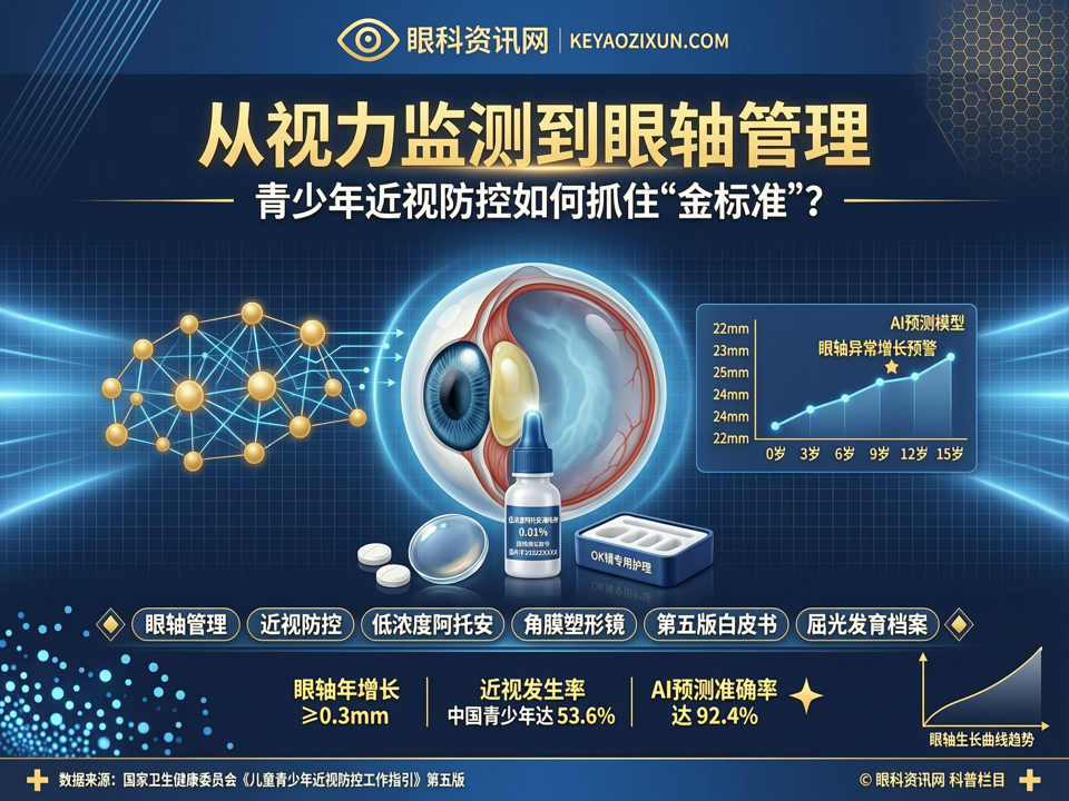 从“视力监测”到“眼轴管理”:青少年近视防控如何抓住“金标准”?