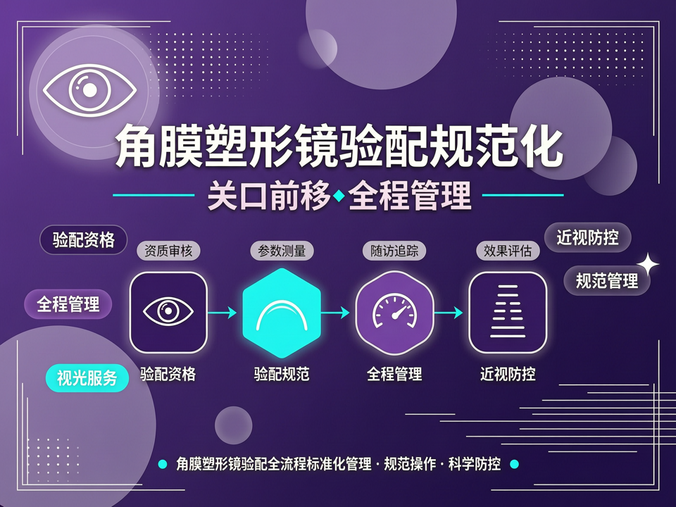 角膜塑形镜验配规范化:从“验配资格”到“全程管理”的关口前移