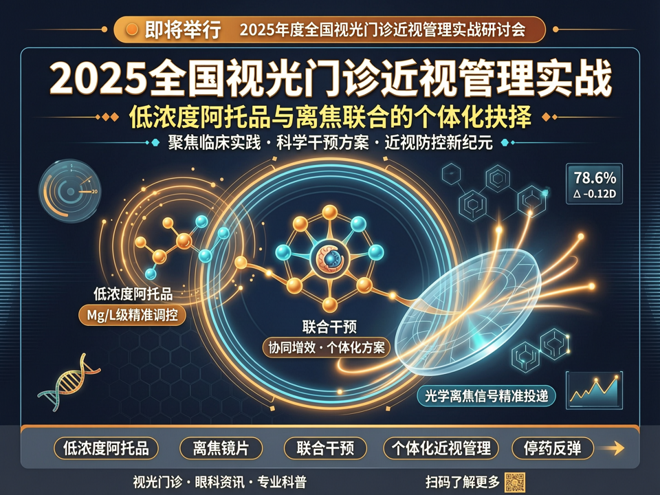 2025全国视光门诊近视管理实战:低浓度阿托品与离焦联合的个体化抉择
