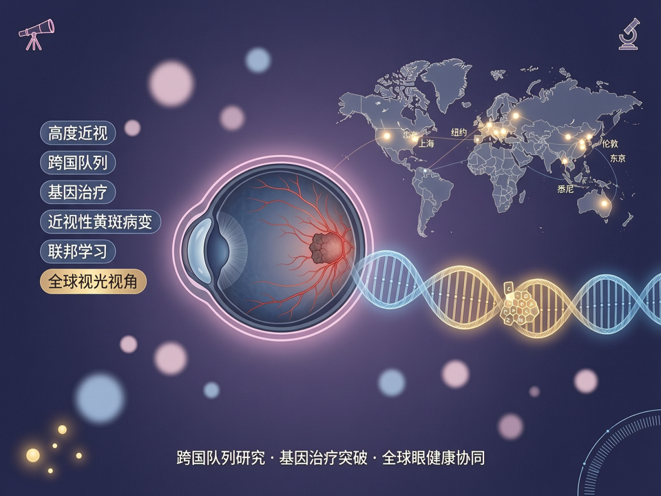 全球视光视角下的高度近视管理:跨国队列研究与基因治疗突破