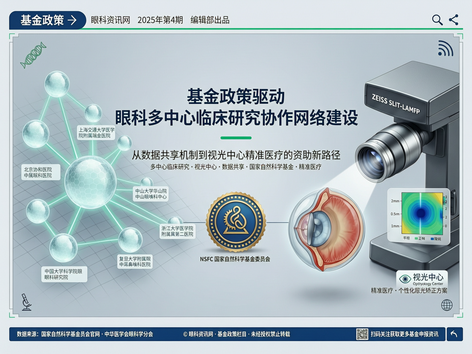 基金政策驱动眼科多中心临床研究协作网络建设:从数据共享机制到视光中心精准医疗的资助新路径