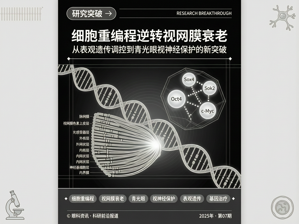 细胞重编程逆转视网膜衰老:从表观遗传调控到青光眼视神经保护的新突破