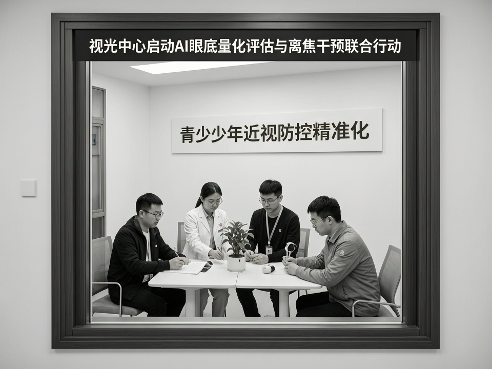 视光中心启动AI眼底量化评估与离焦干预联合行动,助力青少年近视防控精准化
