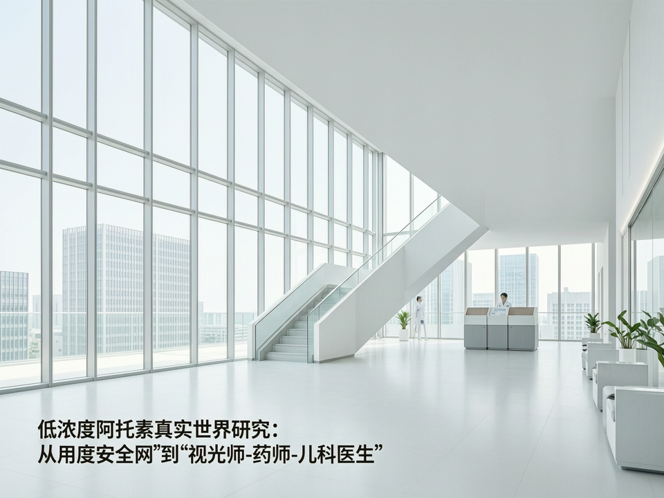 深度 | 低浓度阿托品真实世界研究:从“用药安全网”到“视光师-药师-儿科医生”协作闭环