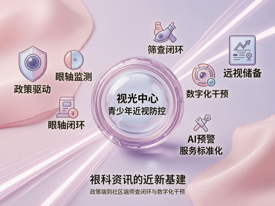 视光中心的「防近」新基建:从政策端到社区端的筛查闭环与数字化干预