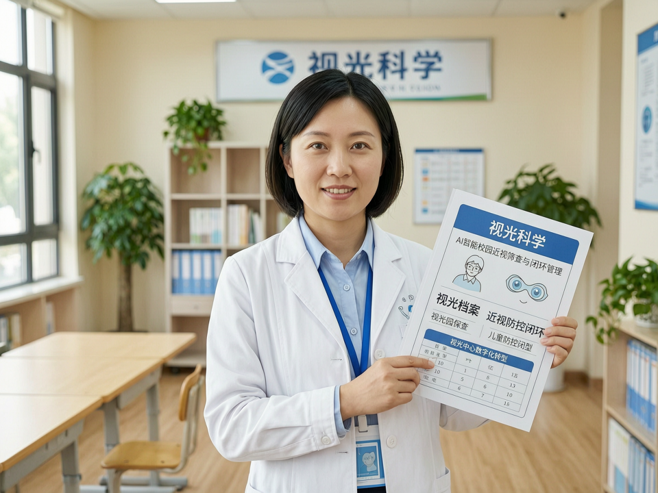 视光科学:AI赋能校园近视筛查与视光档案的闭环管理