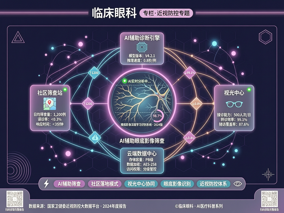AI辅助眼底影像筛查在社区近视防控中的落地与视光中心协同模式