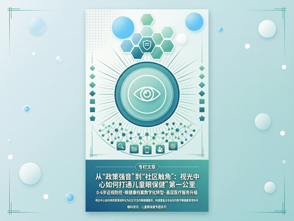 从“政策强音”到“社区触角”:视光中心如何打通儿童眼保健“最后一公里”