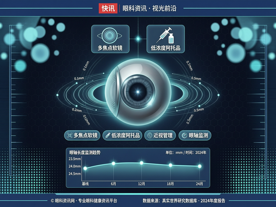 【快讯】多焦点软镜联合阿托品真实世界数据发布,视光中心服务标准化成落地关键