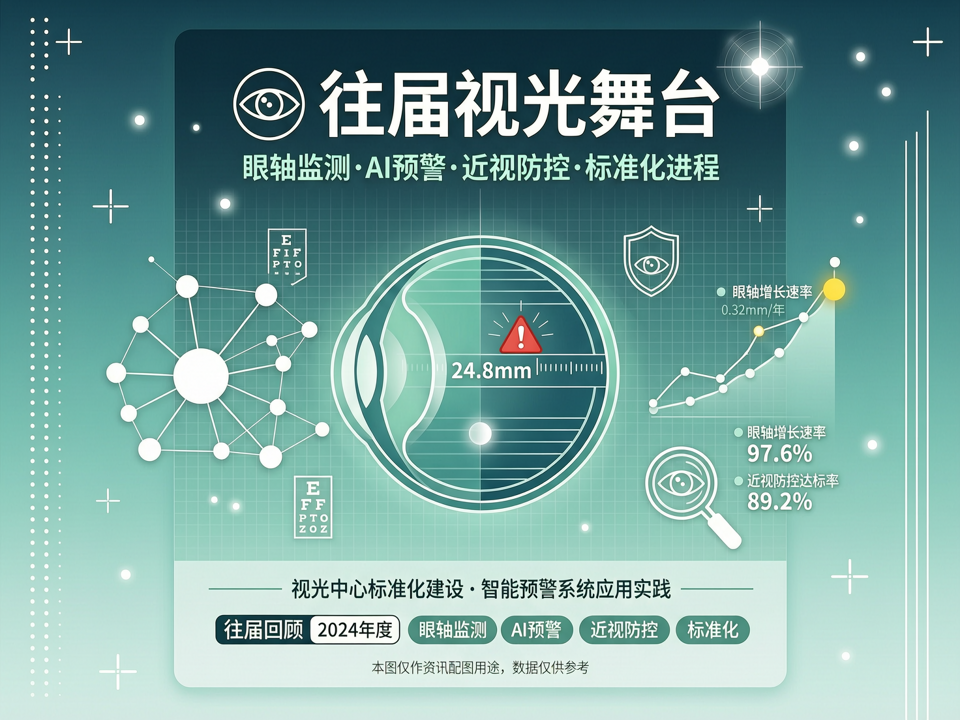 往届视光舞台上的眼轴监测标准化进程与人工智能预警系统融合回眸