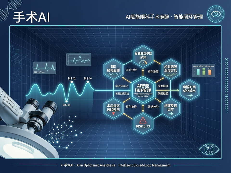AI赋能眼科手术麻醉:从脑电双频指数到术后谵妄预测的智能闭环