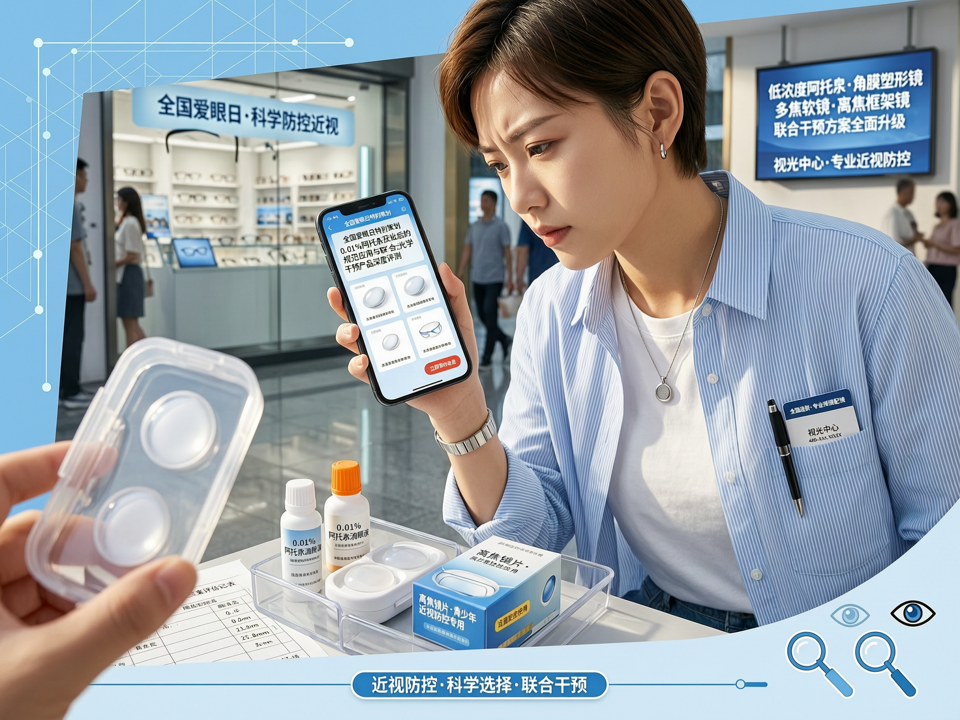 全国爱眼日特别策划:0.01%阿托品获批后的规范应用与联合光学干预产品评测