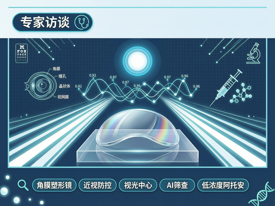 专访唐教授:从国家近视防控考核到视光中心医疗化转型——角膜塑形镜验配规范化与AI辅助筛查的落地新路径