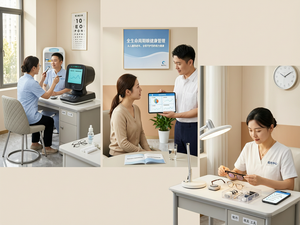 眼科企业“视光中心全链路数字化与人才培养”战略:以连锁化运营和AI赋能构建新护城河