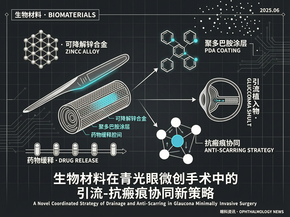生物材料在青光眼微创手术中的“引流-抗瘢痕”协同新策略
