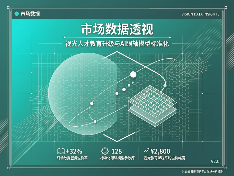 市场数据透视:视光人才教育升级与AI眼轴模型标准化,终端数据服务溢价新逻辑