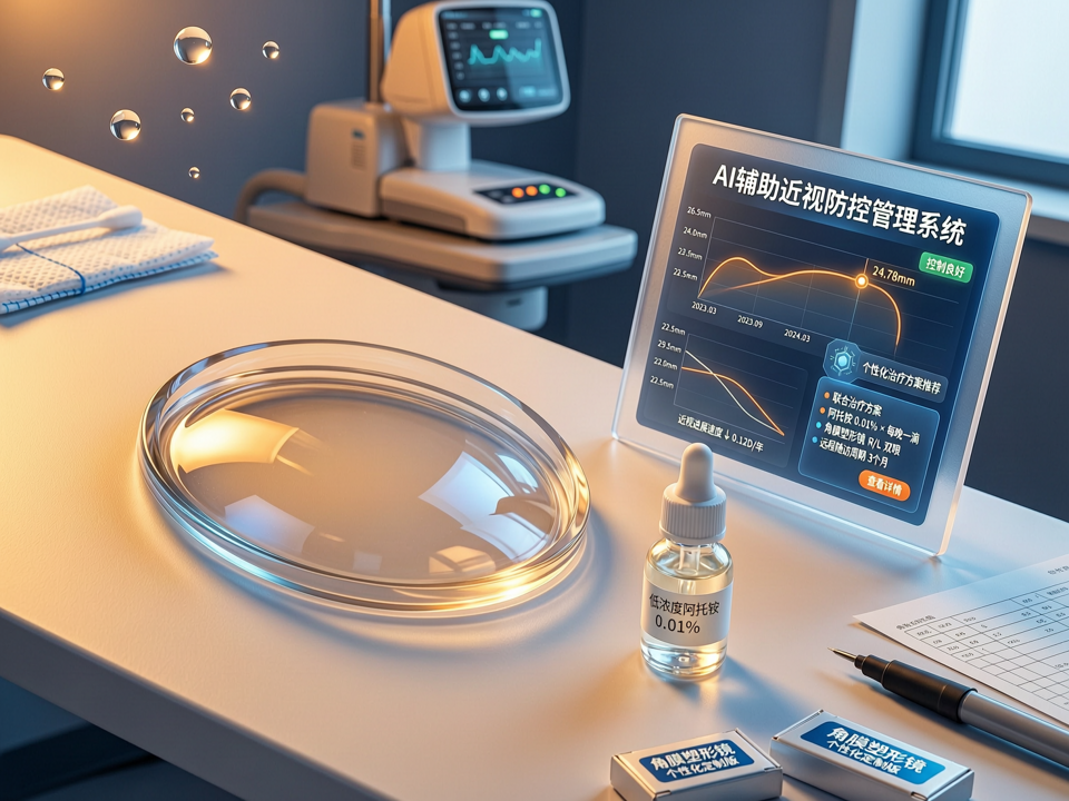 手术演示聚焦低浓度阿托品联合角膜塑形镜的个性化方案:从AI辅助筛选到远程随访的闭环管理