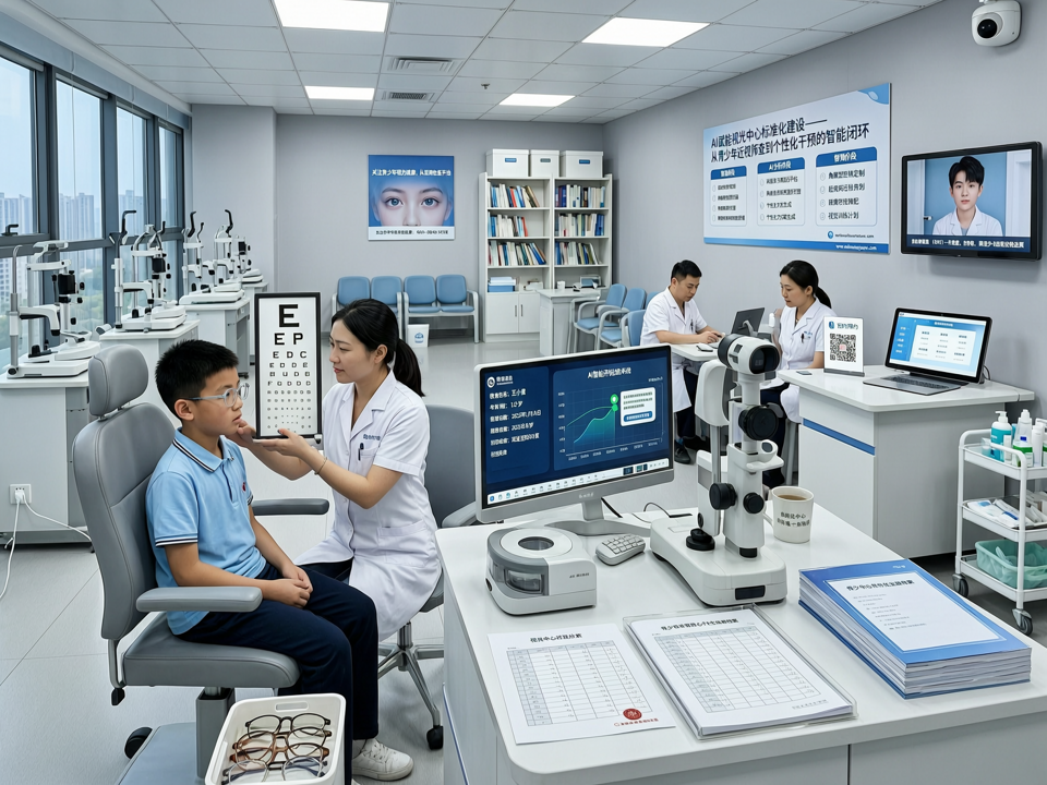 AI赋能视光中心标准化建设:从青少年近视筛查到个性化干预的智能闭环