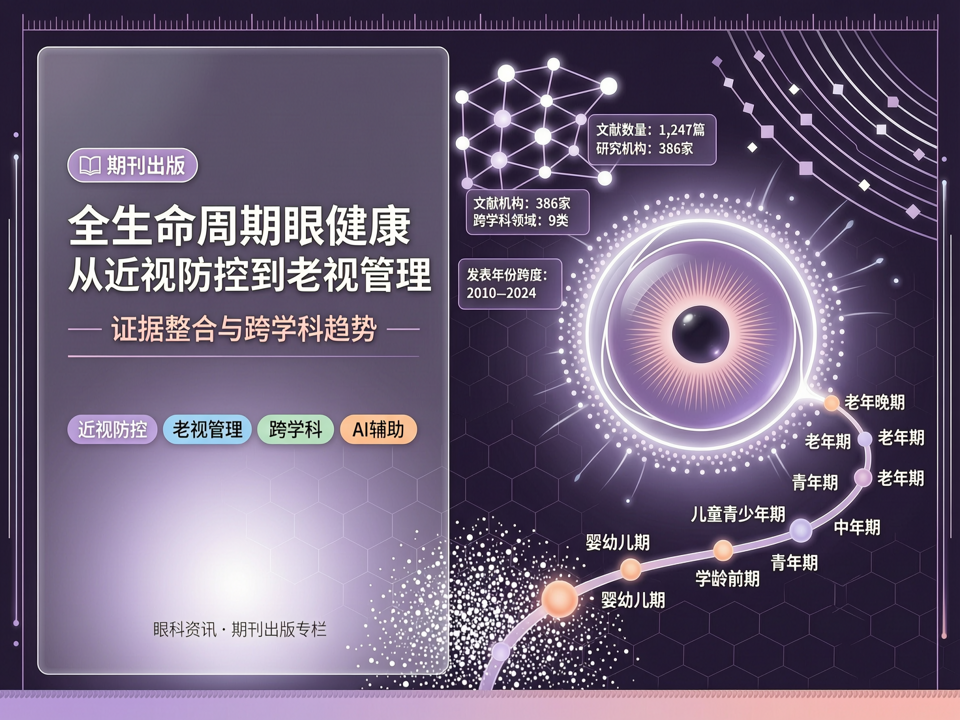 期刊出版视阈下的全生命周期眼健康:从近视防控到老视管理的证据整合与跨学科趋势