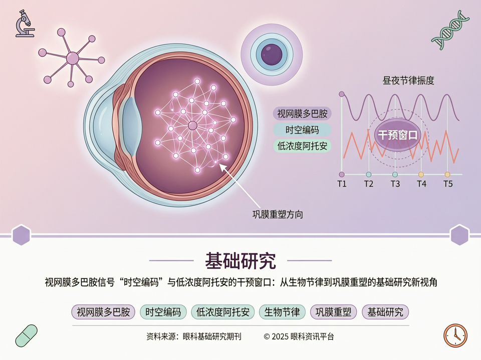 视网膜多巴胺信号“时空编码”与低浓度阿托品的干预窗口:从生物节律到巩膜重塑的基础研究新视角