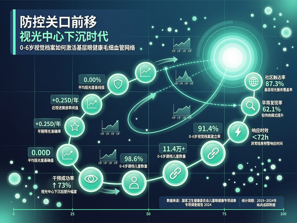 深度 | 从‘防控关口前移’到‘视光中心的下沉时代’:0-6岁视觉档案如何激活基层眼健康‘毛细血管’