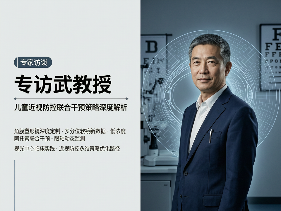 专访武教授:从角膜塑形镜深度定制到多焦点软镜新数据,视光中心如何优化儿童近视防控的联合策略