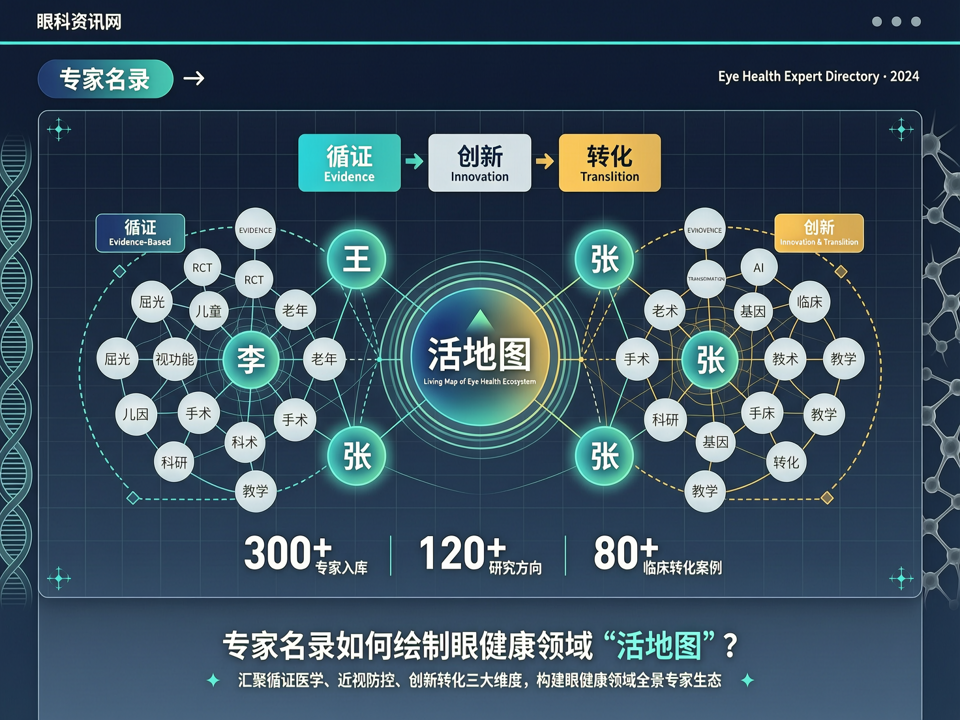 视光“循证-创新-转化”生态重塑:专家名录如何绘制眼健康领域“活地图”?